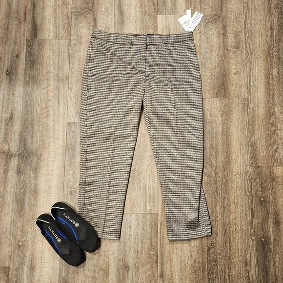 *NWT* Amanda and Chelsea 27 Houndstooth Plaid Pant - Picture 2 of 7